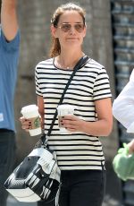 KATIE HOLMES Out in Manhattan 07/13/2016