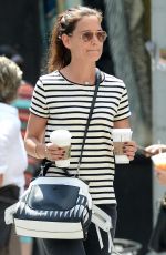 KATIE HOLMES Out in Manhattan 07/13/2016