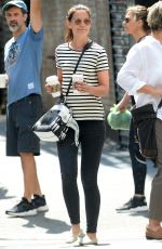 KATIE HOLMES Out in Manhattan 07/13/2016