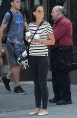 KATIE HOLMES Out in Manhattan 07/13/2016