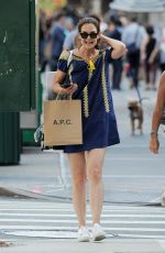 KATIE HOLMES Out Shopping in New York 07/12/2016