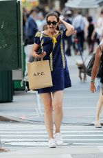 KATIE HOLMES Out Shopping in New York 07/12/2016