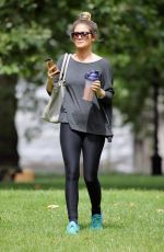 KATIE WAISSEL Working Out in a Central London Park 07/22/2016