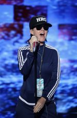 KATY PERRY at Soundcheck at DNC in Philadelphia 07/28/2016