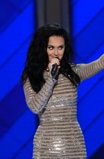 KATY PERRY Performs at Democratic National Convention in Philadelphia 07/28/2016