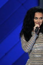 KATY PERRY Performs at Democratic National Convention in Philadelphia 07/28/2016