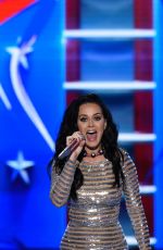 KATY PERRY Performs at Democratic National Convention in Philadelphia 07/28/2016