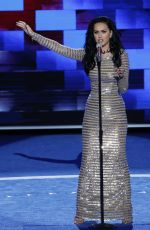 KATY PERRY Performs at Democratic National Convention in Philadelphia 07/28/2016