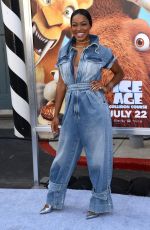 KEKE PALMER at ‘Ice Age: Collision Course’ Premieee in Los Angeles 07/16/2016