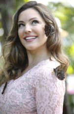 KELLY BROOK at RHS Hampton Court Flower Show in London 07/04/2016
