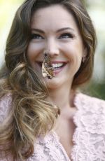 KELLY BROOK at RHS Hampton Court Flower Show in London 07/04/2016