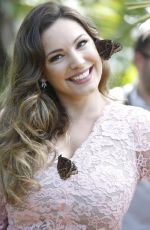 KELLY BROOK at RHS Hampton Court Flower Show in London 07/04/2016