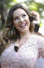 KELLY BROOK at RHS Hampton Court Flower Show in London 07/04/2016