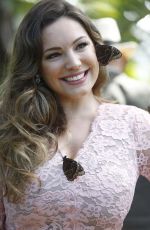 KELLY BROOK at RHS Hampton Court Flower Show in London 07/04/2016