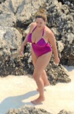 KELLY BROOK in Swimsuit in Capri 07/20/2016