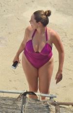 KELLY BROOK in Swimsuit in Capri 07/20/2016