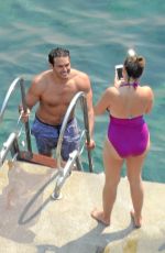 KELLY BROOK in Swimsuit in Capri 07/20/2016