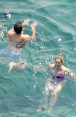 KELLY BROOK in Swimsuit in Capri 07/20/2016