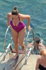 KELLY BROOK in Swimsuit in Capri 07/20/2016