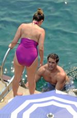 KELLY BROOK in Swimsuit in Capri 07/20/2016