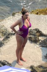 KELLY BROOK in Swimsuit in Capri 07/20/2016