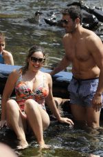 KELLY BROOK in Swimsuit in Ischia 07/16/2016