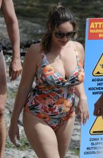 KELLY BROOK in Swimsuit in Ischia 07/16/2016