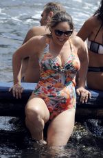 KELLY BROOK in Swimsuit in Ischia 07/16/2016