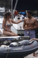 KELLY BROOK in Swimsuit in Ischia 07/16/2016