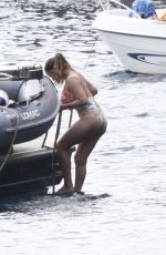 KELLY BROOK in Swimsuit in Ischia 07/16/2016