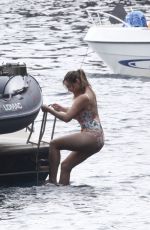 KELLY BROOK in Swimsuit in Ischia 07/16/2016