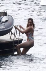 KELLY BROOK in Swimsuit in Ischia 07/16/2016