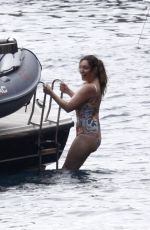 KELLY BROOK in Swimsuit in Ischia 07/16/2016
