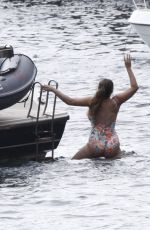 KELLY BROOK in Swimsuit in Ischia 07/16/2016