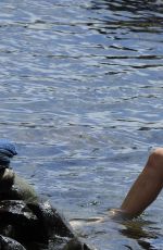 KELLY BROOK in Swimsuit in Ischia 07/16/2016