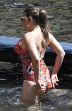 KELLY BROOK in Swimsuit in Ischia 07/16/2016