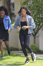 KELLY ROWLAND Out and About in West Hollywood 07/01/2016