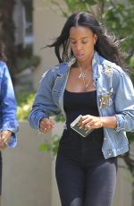 KELLY ROWLAND Out and About in West Hollywood 07/01/2016
