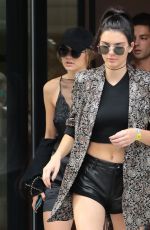 KENDALL JENNER and GIGI HADIDI Leaves Gigi