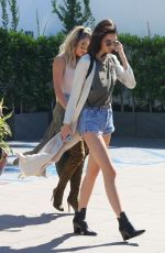 KENDALL JENNER and KHLOE KARDASHIAN Out for a Ride in Kendall