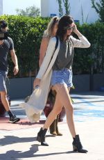 KENDALL JENNER and KHLOE KARDASHIAN Out for a Ride in Kendall