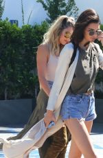 KENDALL JENNER and KHLOE KARDASHIAN Out for a Ride in Kendall