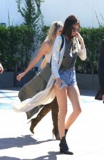 KENDALL JENNER and KHLOE KARDASHIAN Out for a Ride in Kendall