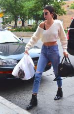 KENDALL JENNER Arrives at Kanye