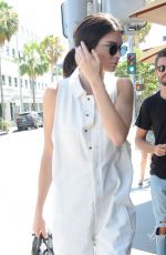 KENDALL JENNER Out and About in Beverly Hills 07/02/2016