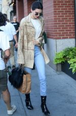 KENDALL JENNER Out and About in New York 06/30/2016