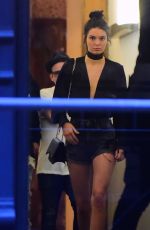 KENDALL JENNER Out for Dinner in New York 07/08/2016