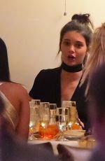 KENDALL JENNER Out for Dinner in New York 07/08/2016
