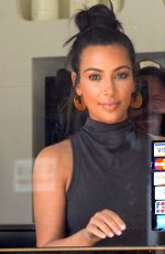 KIM KARDASHIAN at Kimble Hair Studio in West Hollywood 07/22/2016