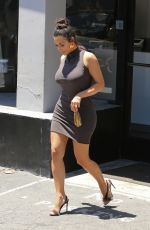 KIM KARDASHIAN at Kimble Hair Studio in West Hollywood 07/22/2016